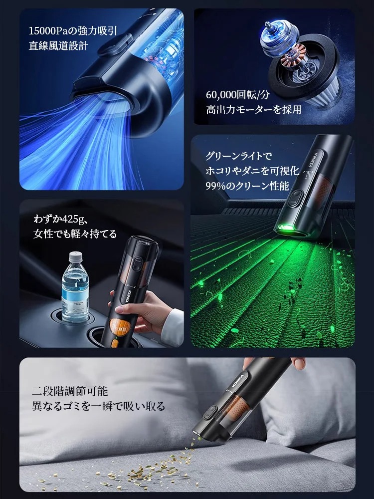 5 in 1スマートハンディクリーナー