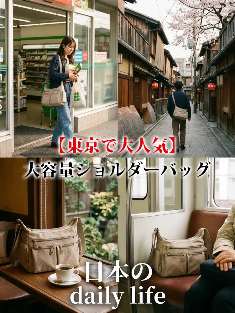 職人技が光るキャンバスバッグ